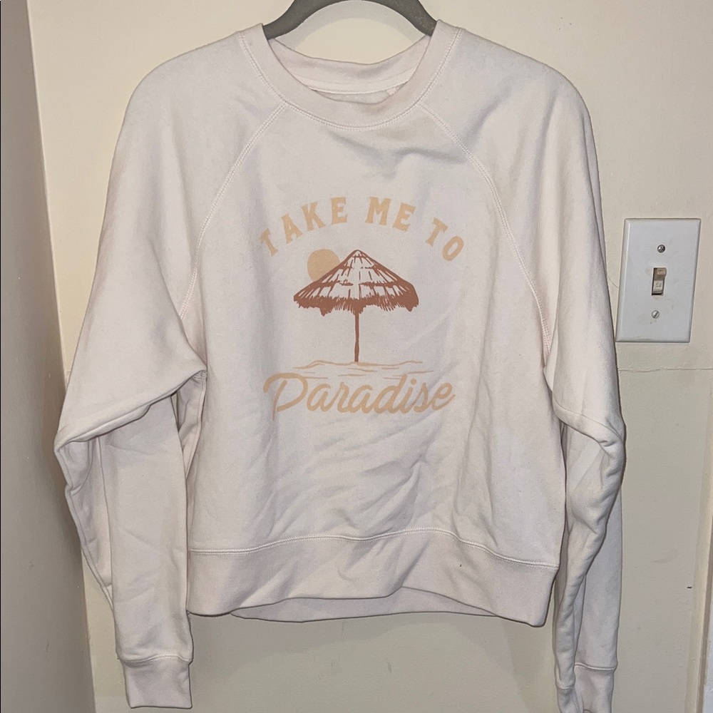 Amuse Society Cream Paradise Sweater